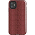 Marsala Snake Skin iPhone 11 Impact Case