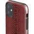 Marsala Snake Skin iPhone 11 Impact Case