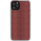 Marsala Snake Skin iPhone 11 Pro Clear Case