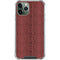 Marsala Snake Skin iPhone 11 Pro Max Clear Case