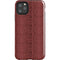 Marsala Snake Skin iPhone 11 Pro Max Impact Case