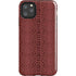 Marsala Snake Skin iPhone 11 Pro Max Impact Case