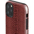 Marsala Snake Skin iPhone 11 Pro Max Impact Case