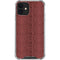 Marsala Snake Skin iPhone 12 Mini Clear Case