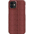 Marsala Snake Skin iPhone 12 Mini Lite Case