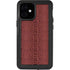 Marsala Snake Skin iPhone 12 Mini Waterproof Case