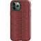 Marsala Snake Skin iPhone 12 Pro Impact Case