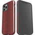 Marsala Snake Skin iPhone 12 Pro Impact Case