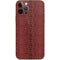 Marsala Snake Skin iPhone 12 Pro Skin