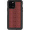 Marsala Snake Skin iPhone 12 Pro Waterproof Case