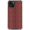 Marsala Snake Skin iPhone 13 Clear Case