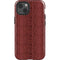 Marsala Snake Skin iPhone 13 Impact Case