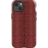 Marsala Snake Skin iPhone 13 Impact Case