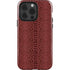 Marsala Snake Skin iPhone 13 Pro Impact Case