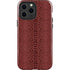 Marsala Snake Skin iPhone 13 Pro Max Impact Case