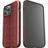 Marsala Snake Skin iPhone 13 Pro Max Impact Case