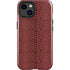 Marsala Snake Skin iPhone 14 Plus Impact Case