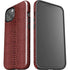 Marsala Snake Skin iPhone 15 Plus Impact Case