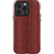 Marsala Snake Skin iPhone 14 Pro Impact Case
