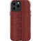 Marsala Snake Skin iPhone 15 Pro Max Impact Case