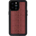Marsala Snake Skin iPhone 14 Pro Max Waterproof Case