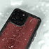 Marsala Snake Skin iPhone 14 Pro Waterproof Case