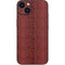 Marsala Snake Skin iPhone 14 Skin