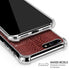 Marsala Snake Skin iPhone 7/8 Plus Clear Case
