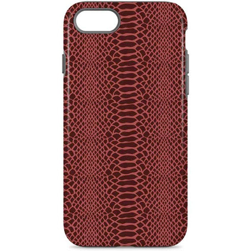 Marsala Snake Skin iPhone 7 Pro Case