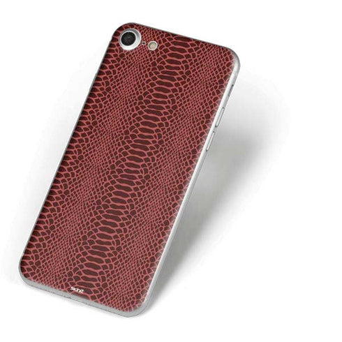 Marsala Snake Skin iPhone 7 Skin