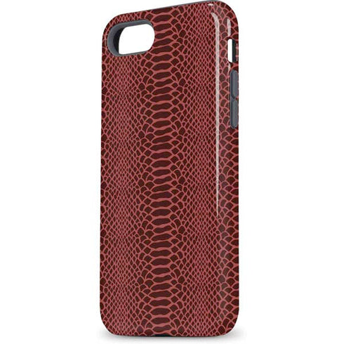 Marsala Snake Skin iPhone 8 Pro Case