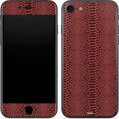 Marsala Snake Skin iPhone SE (2nd & 3rd Gen) Skin