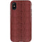 Marsala Snake Skin iPhone X Pro Case