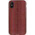 Marsala Snake Skin iPhone X Pro Case