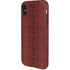 Marsala Snake Skin iPhone X Pro Case