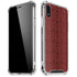 Marsala Snake Skin iPhone XR Clear Case