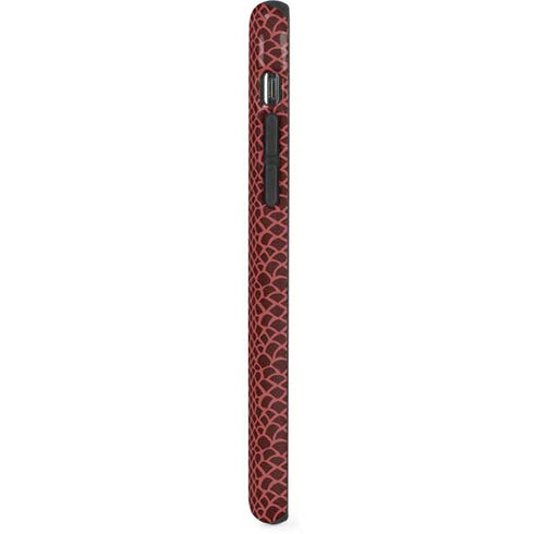 Marsala Snake Skin iPhone XR Pro Case
