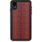 Marsala Snake Skin iPhone XR Waterproof Case