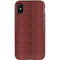 Marsala Snake Skin iPhone XS Pro Case