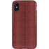 Marsala Snake Skin iPhone XS Pro Case