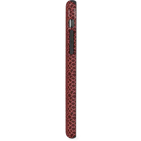Marsala Snake Skin iPhone XS Pro Case