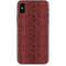 Marsala Snake Skin iPhone XS Skin