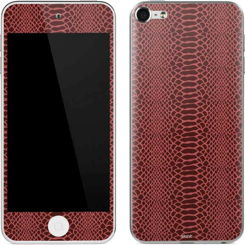 Marsala Snake Skin Apple iPod Skin