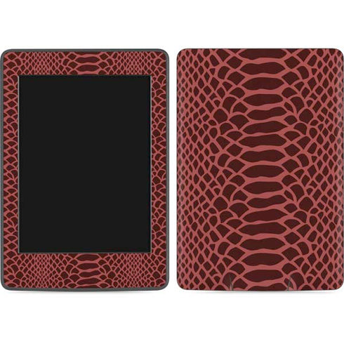 Marsala Snake Skin Amazon Kindle Skin