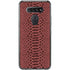 Marsala Snake Skin LG K51/Q51 Clear Case