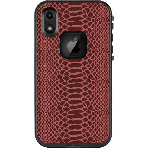 Marsala Snake Skin LifeProof Fre iPhone Skin