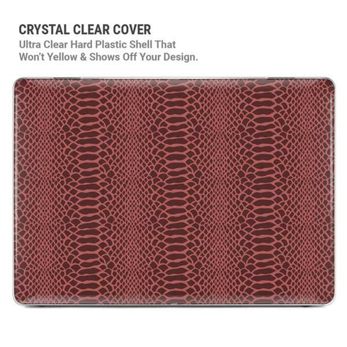 Marsala Snake Skin MacBook Air 13in M1 (2021) Case plus Skin
