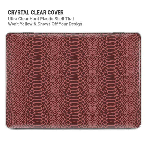 Marsala Snake Skin MacBook Air 15in (2023-2025) Case plus Skin