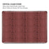 Marsala Snake Skin MacBook Air 15in (2023-2025) Case plus Skin