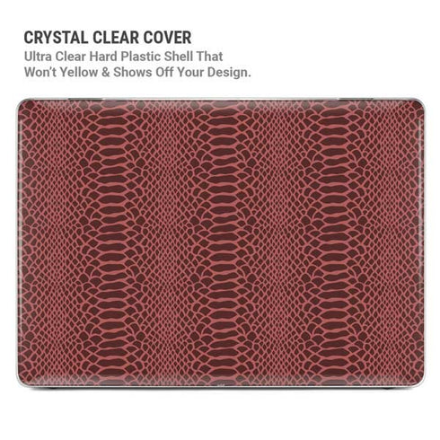 Marsala Snake Skin MacBook Pro 16in (2019-20) Case plus Skin